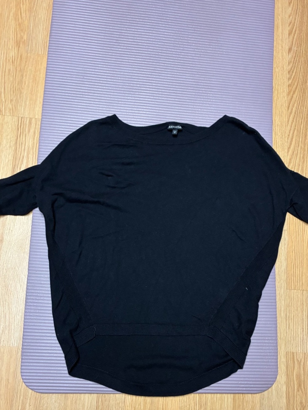Express Black Crewneck Sweater
